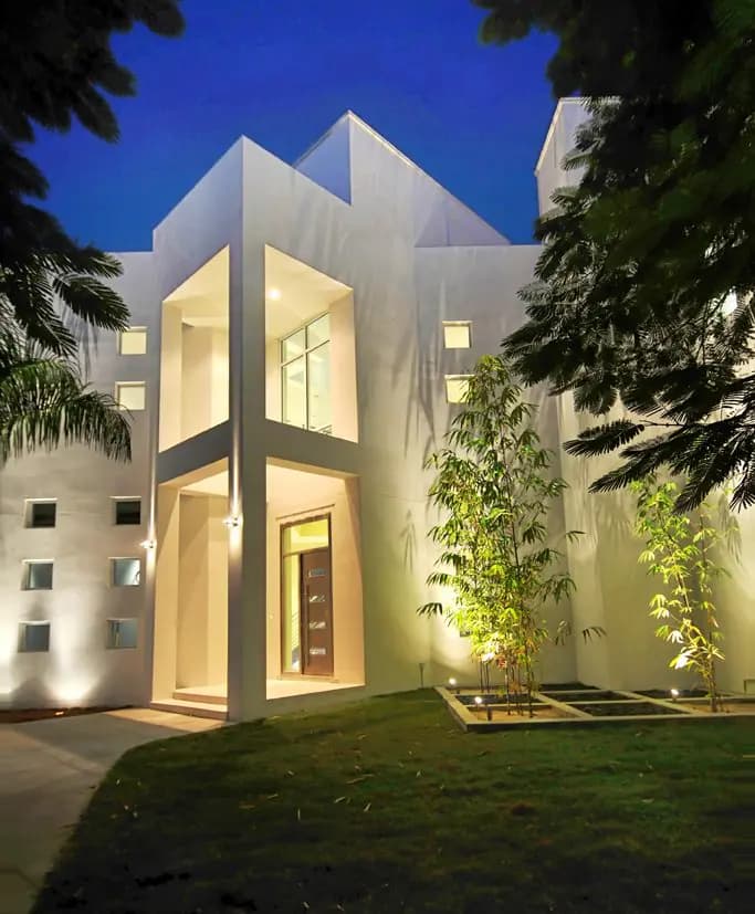 Midnight Pass Residence, a modern home built by Voigt Brothers Construction