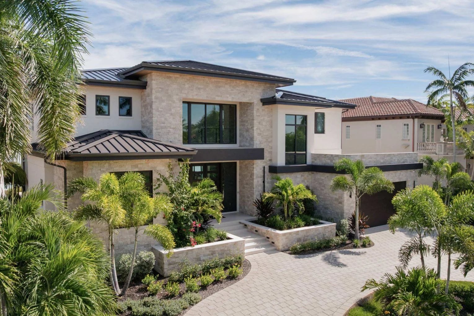 Baycrest, a transitional, west indies home built by Voigt Brothers Construction